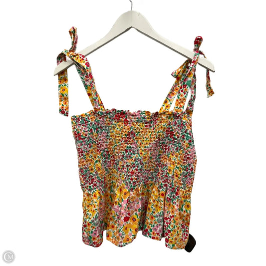 Tank Top By J. Crew In Floral Print, Size: M