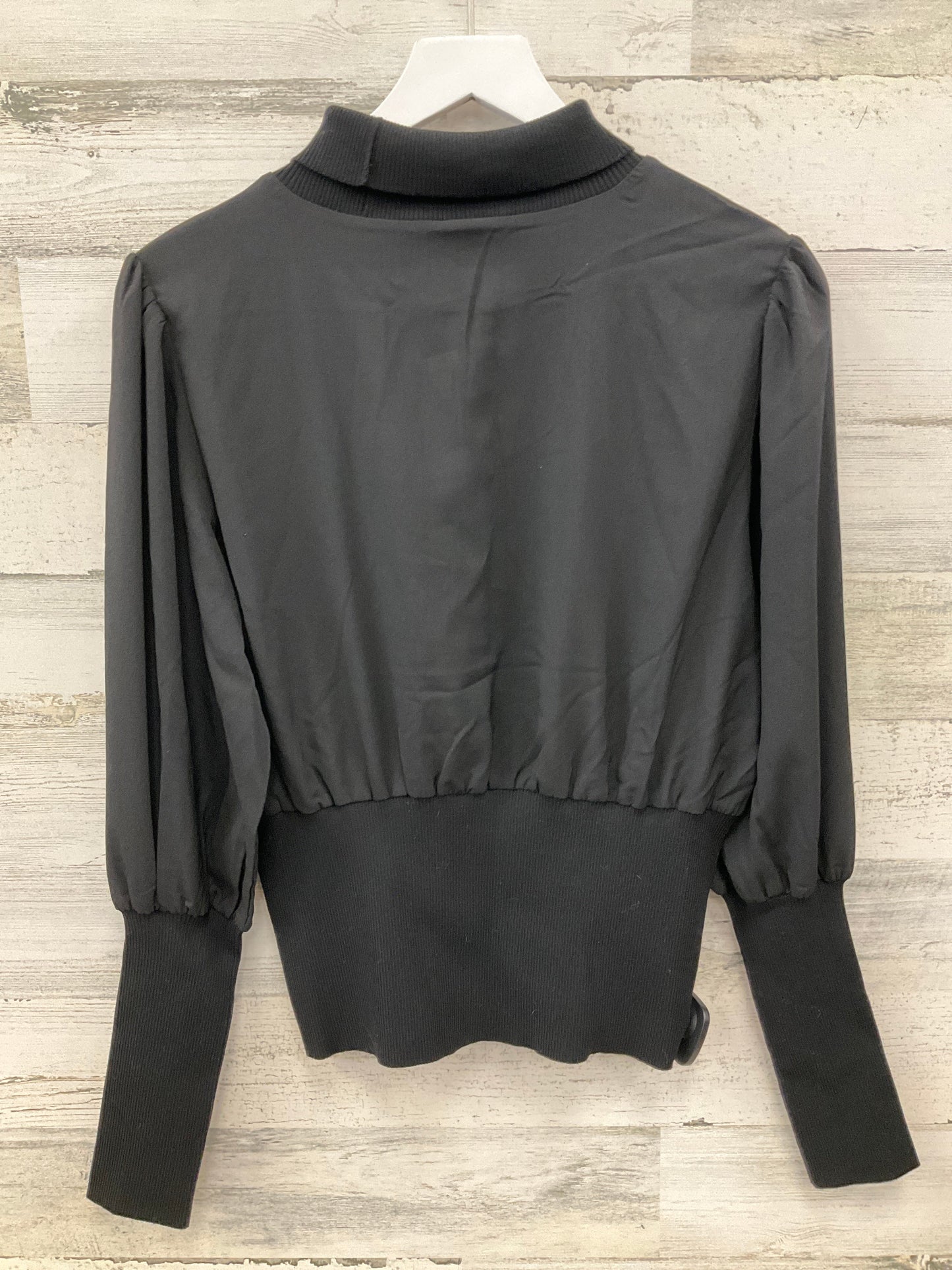 Top Long Sleeve By French Connection In Black, Size: L