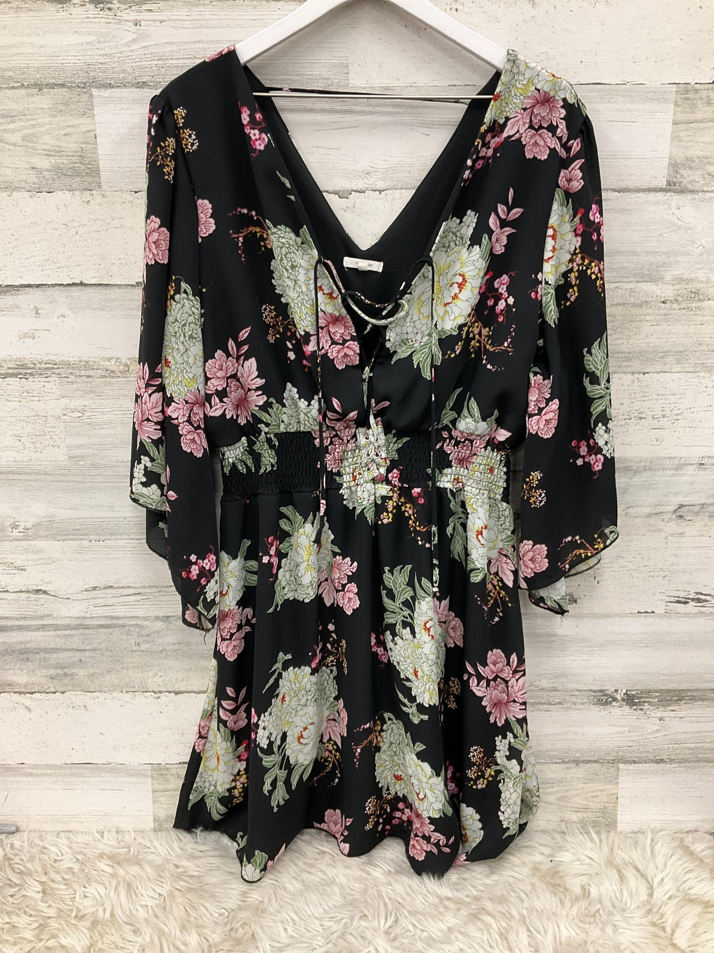 Dress Casual Short By Maurices In Floral Print, Size: 1x