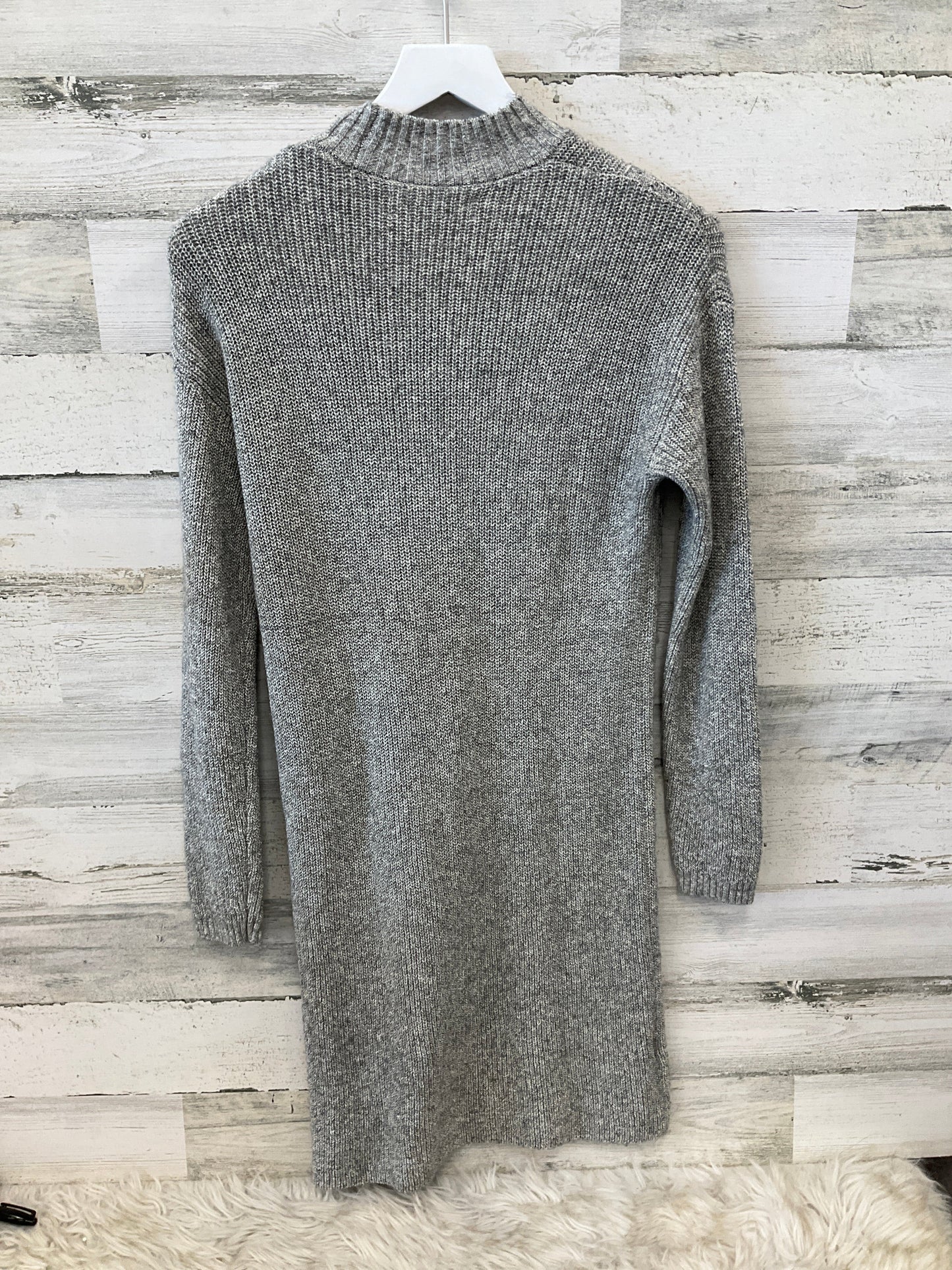 Dress Casual Midi By Loft In Grey, Size: S