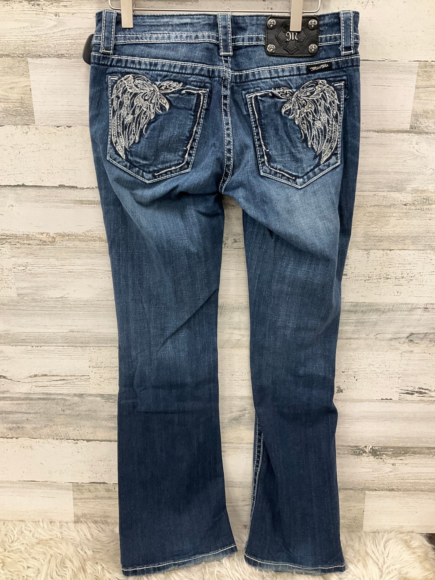 Jeans Boot Cut By Miss Me In Blue Denim, Size: 10