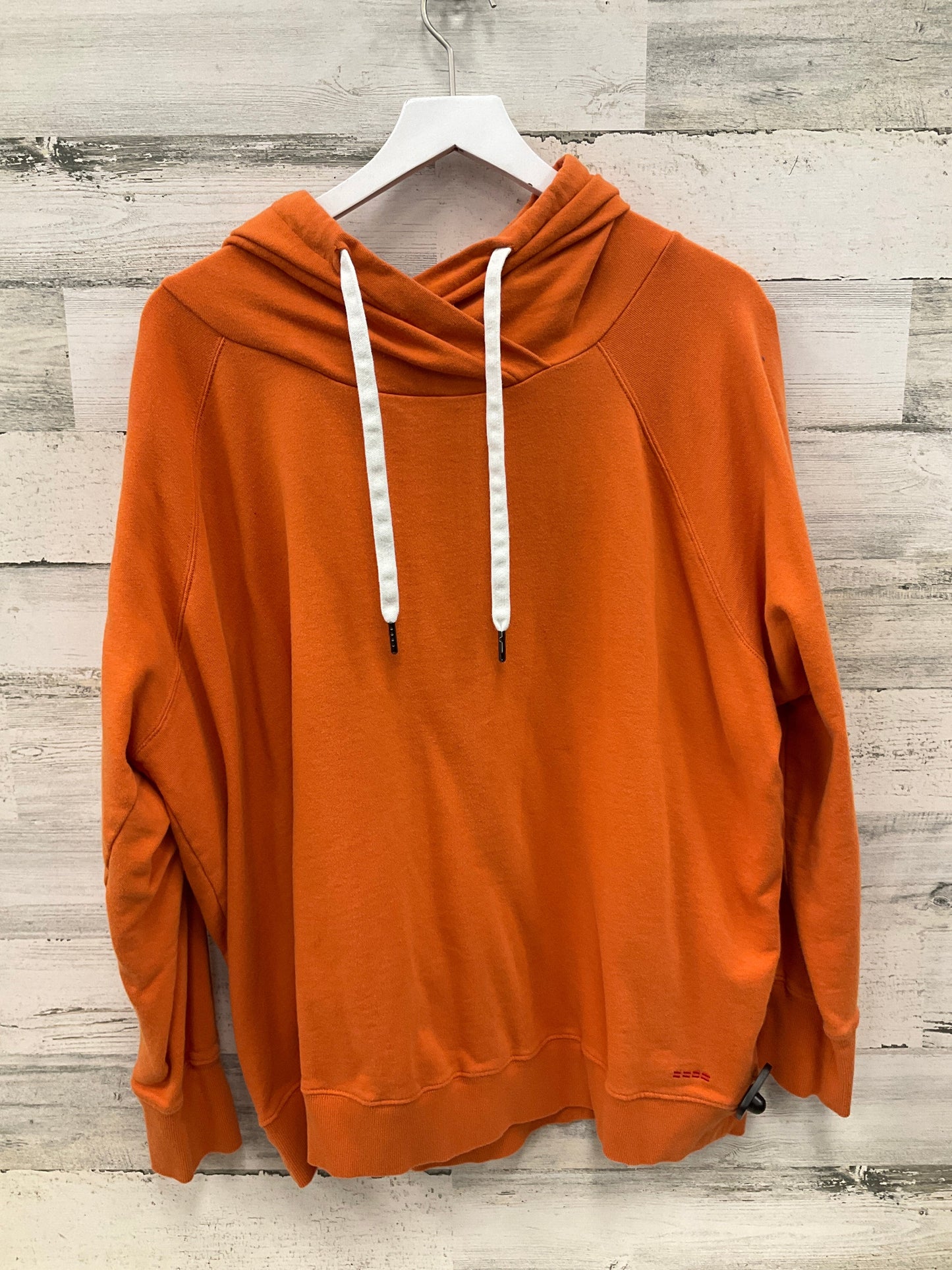 Sweatshirt Hoodie By Peace Love World In Orange, Size: 2x