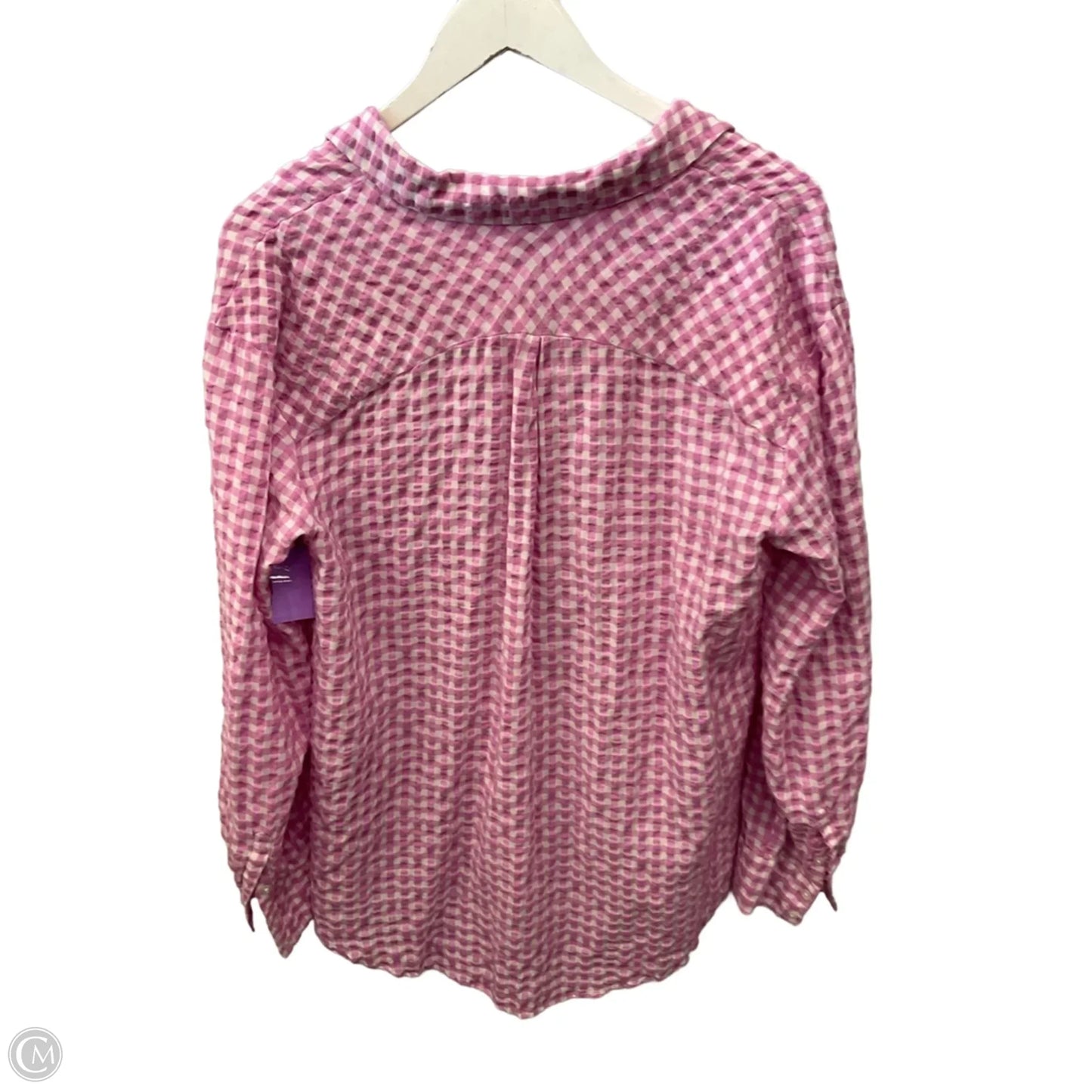 Top Long Sleeve By A New Day In Pink, Size: Xl