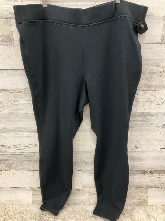 Pants Lounge By Lands End In Black, Size: 3x