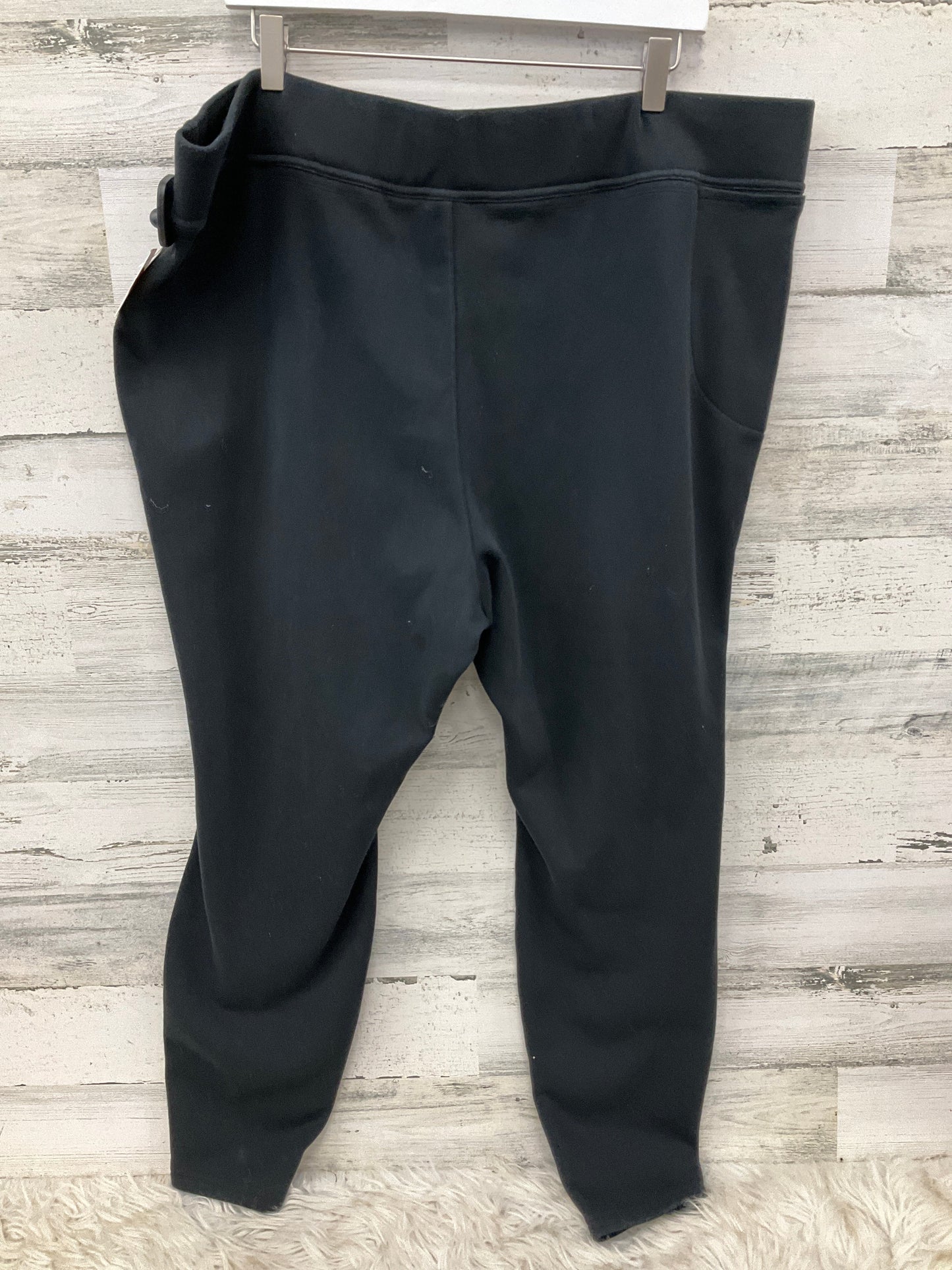 Pants Lounge By Lands End In Black, Size: 3x