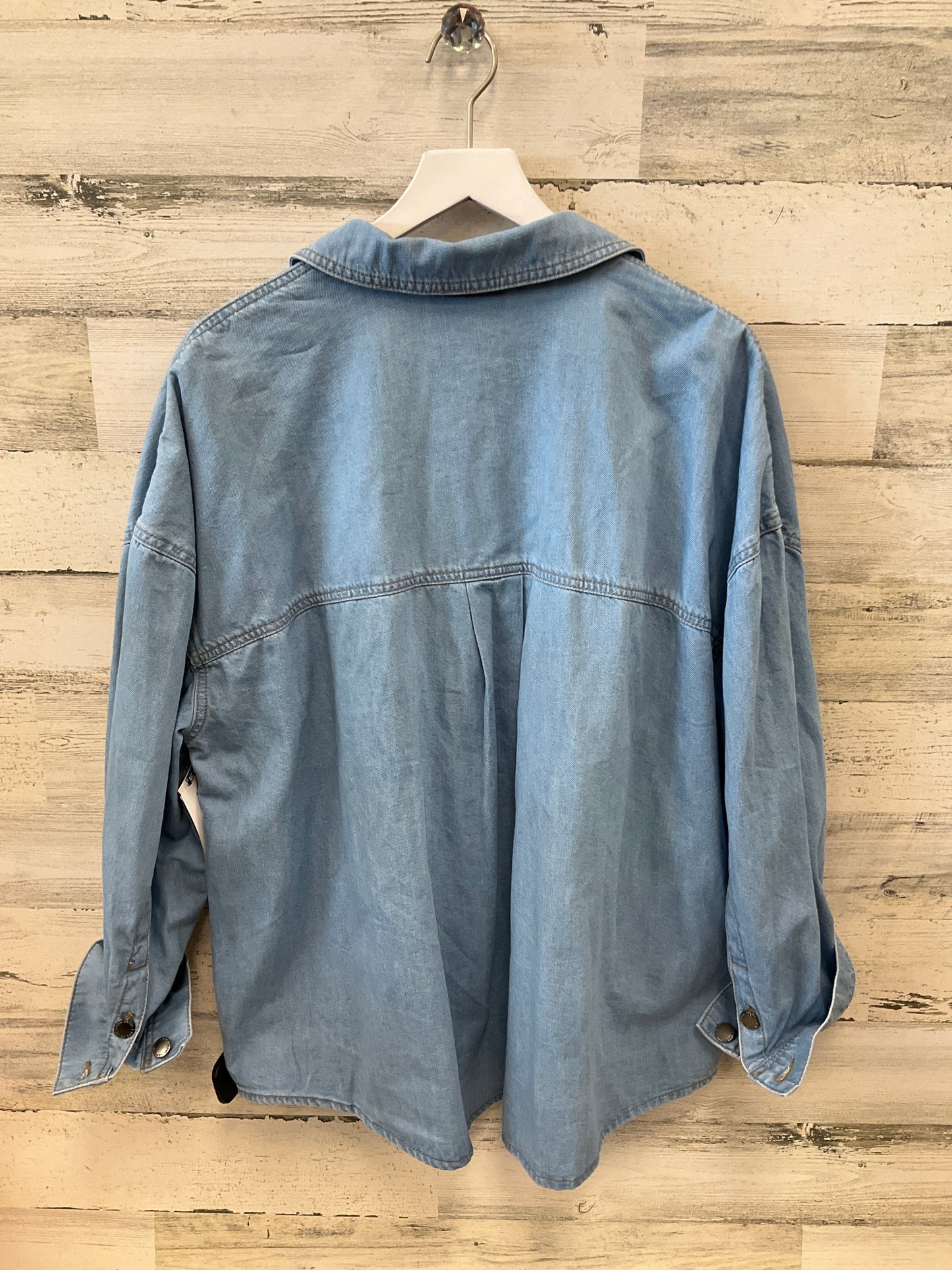 Jacket Denim By Lane Bryant In Blue Denim, Size: 1x