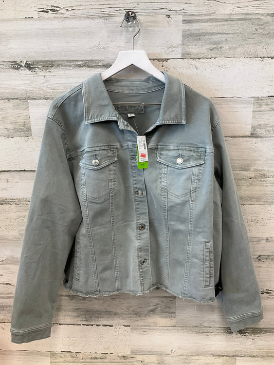 Jacket Denim By Maurices In Green, Size: 2x