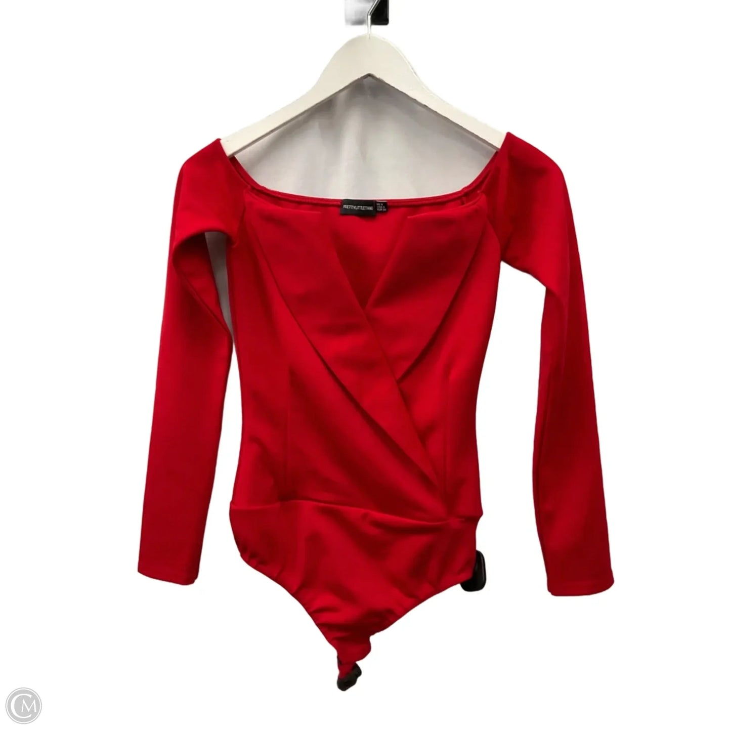 Bodysuit By Pretty Little Thing In Red, Size: S