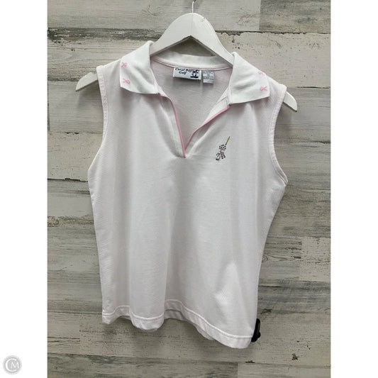 Athletic Tank Top By Coral Bay In White, Size: S