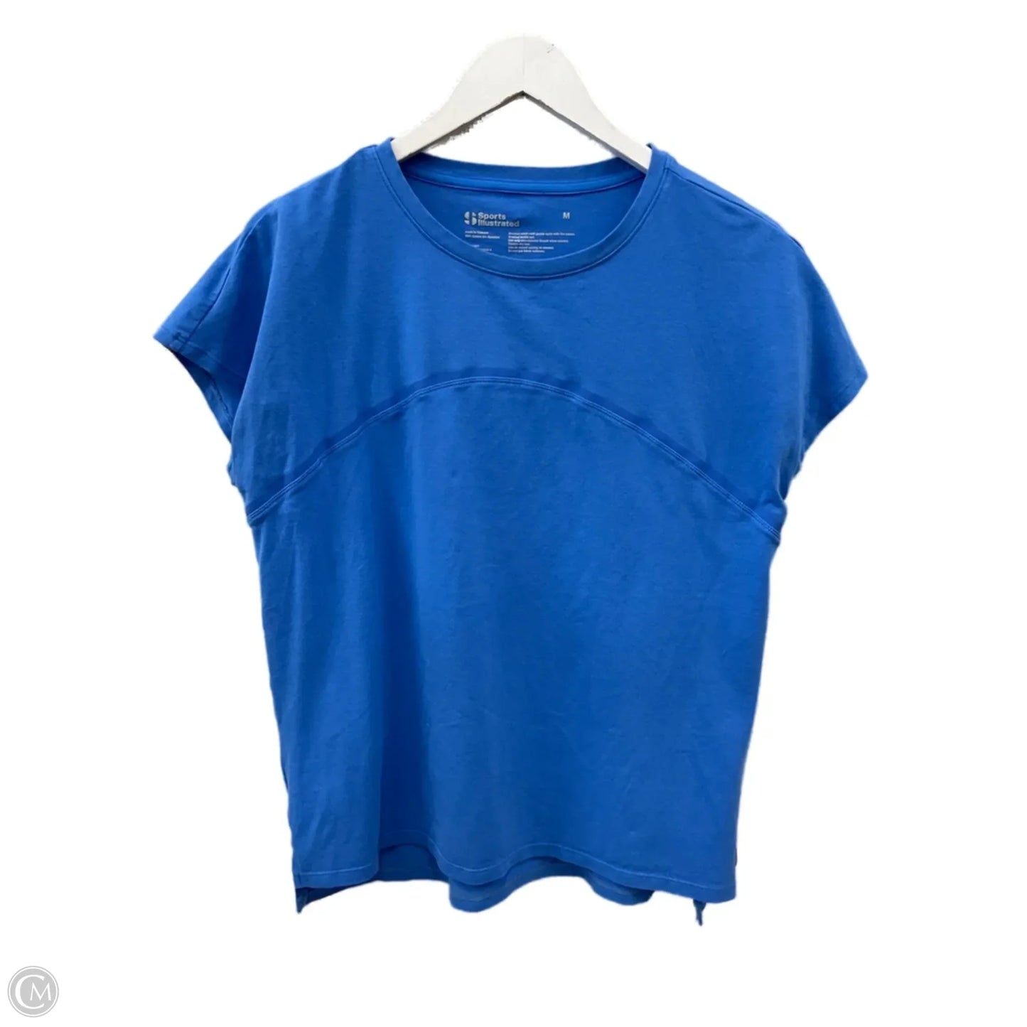 Athletic Top Short Sleeve By Clothes Mentor In Blue, Size: M