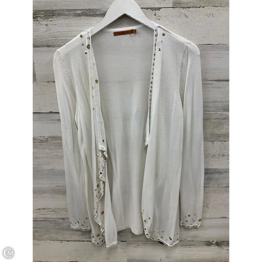 Cardigan By Belldini In White, Size: L