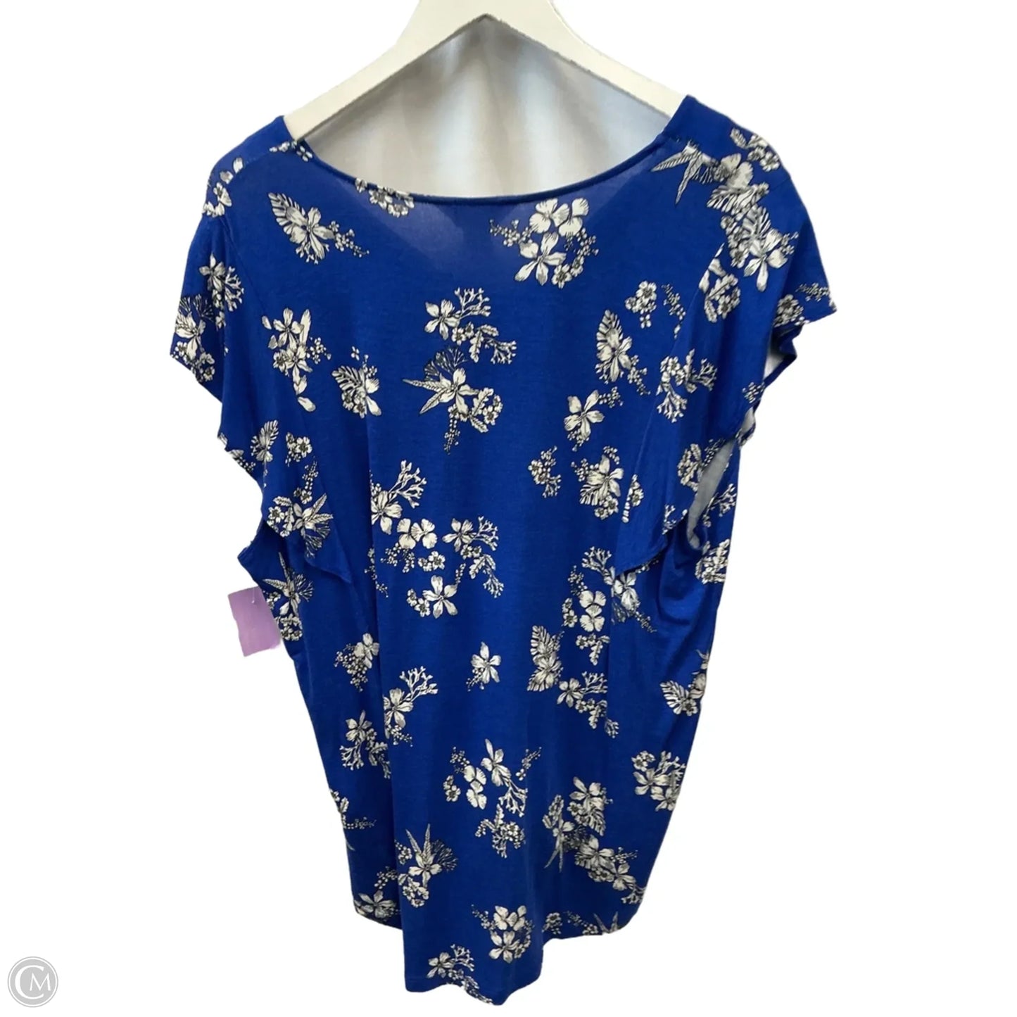 Top Sleeveless By Liz Claiborne In Blue, Size: Xl