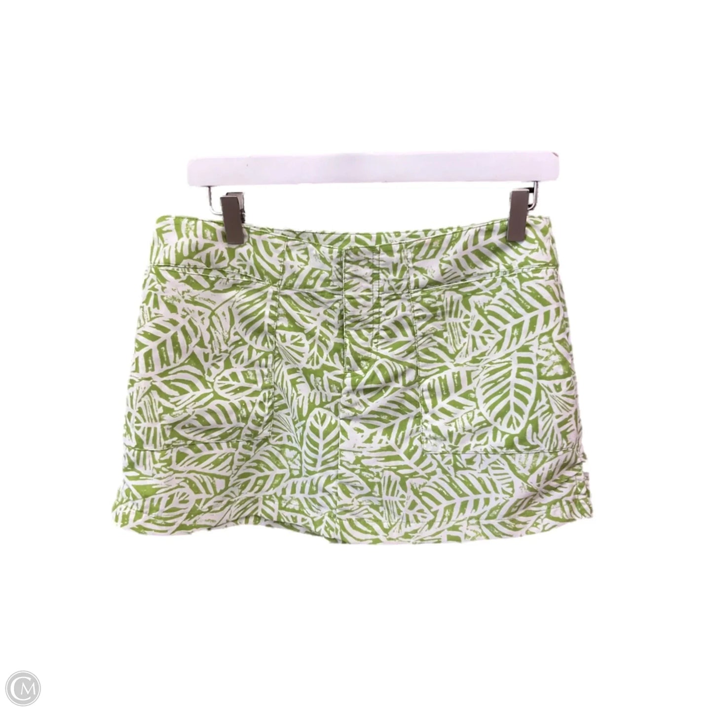 Skirt Mini & Short By Nautica In Green & White, Size: 4