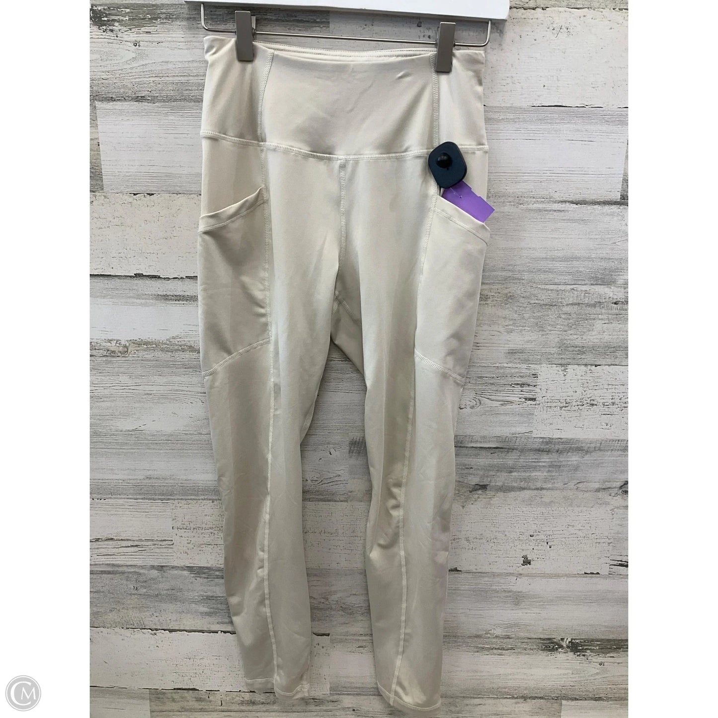 Athletic Leggings By Clothes Mentor In Beige, Size: M