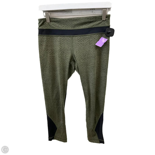 Athletic Leggings Capris By Lululemon In Green, Size: 6