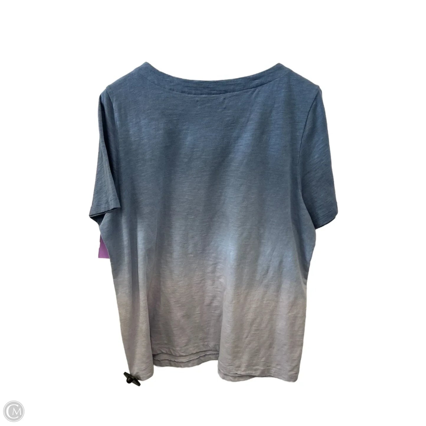 Top Short Sleeve By Cj Banks In Ombre Print, Size: 1x