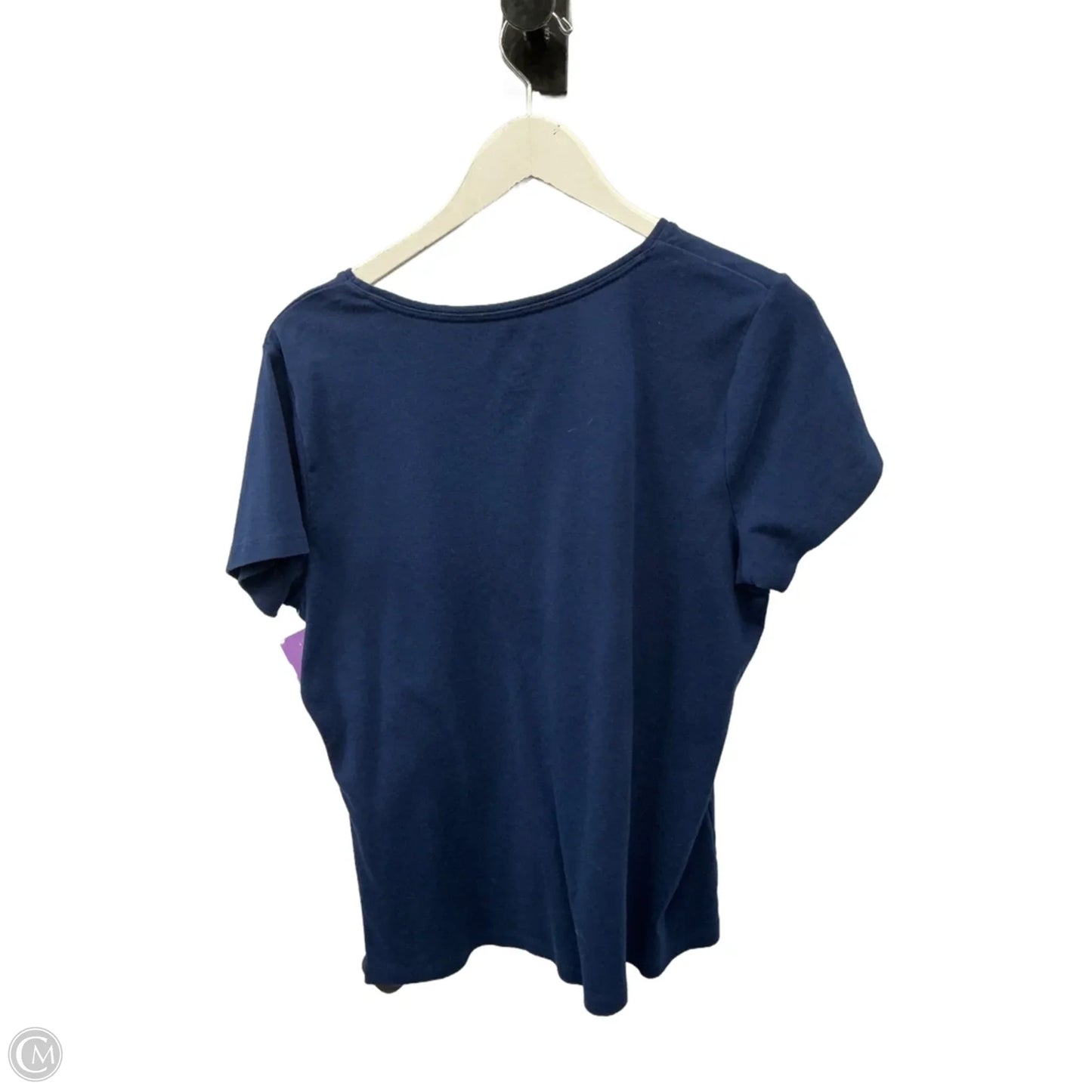 Top Short Sleeve By St Johns Bay In Navy, Size: Xxl