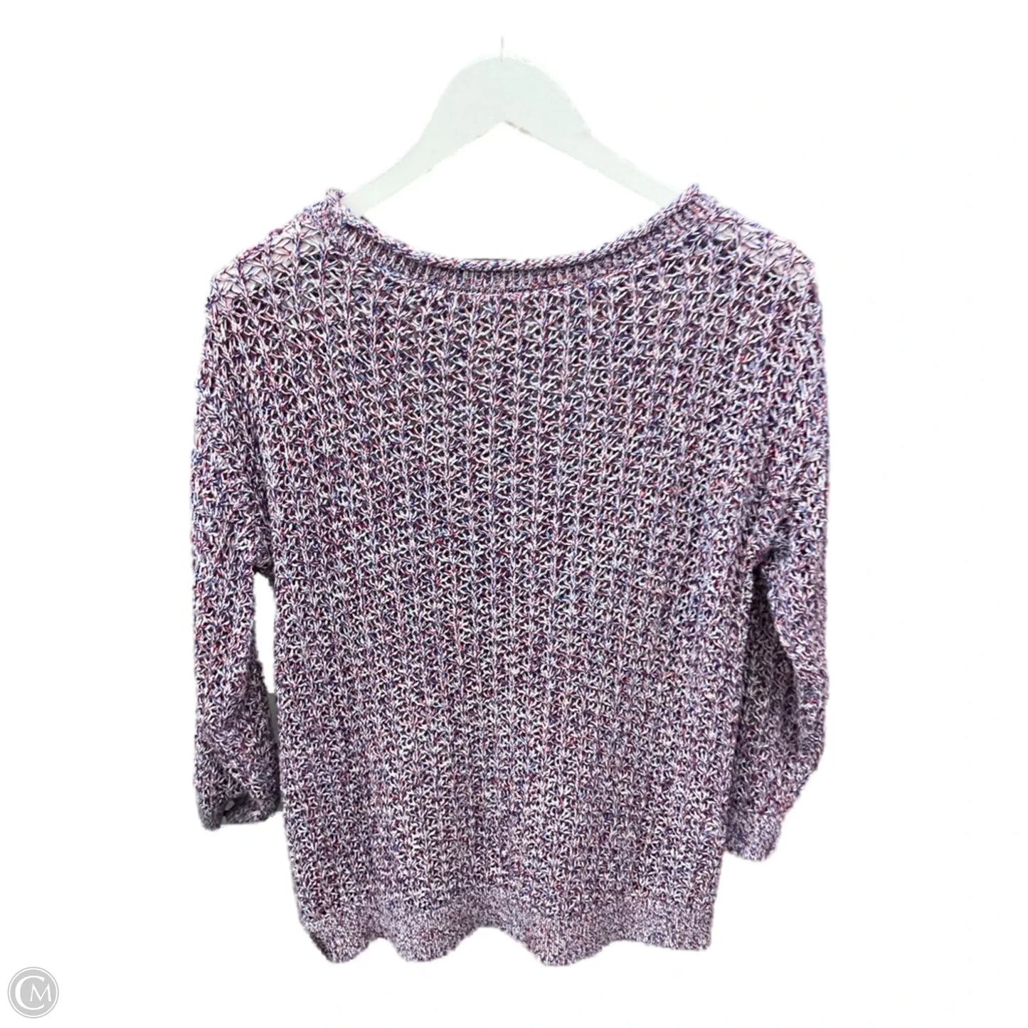 Sweater By Loft In Blue & Red & White, Size: Xs