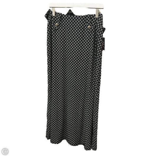 Skirt Maxi By Robert Louis In Black & White, Size: 8