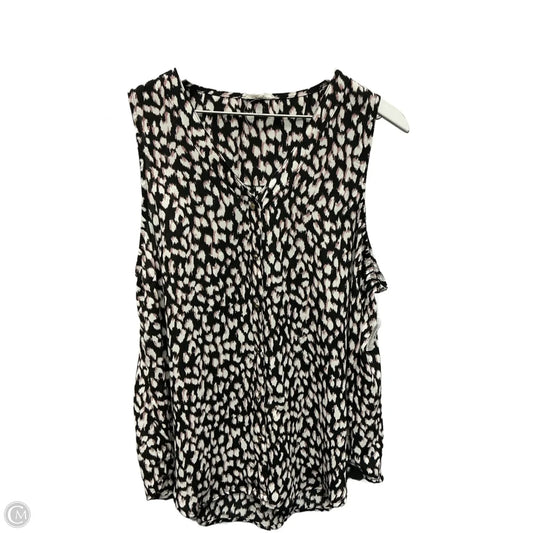 Top Sleeveless By Maurices In Black, Size: Xxl