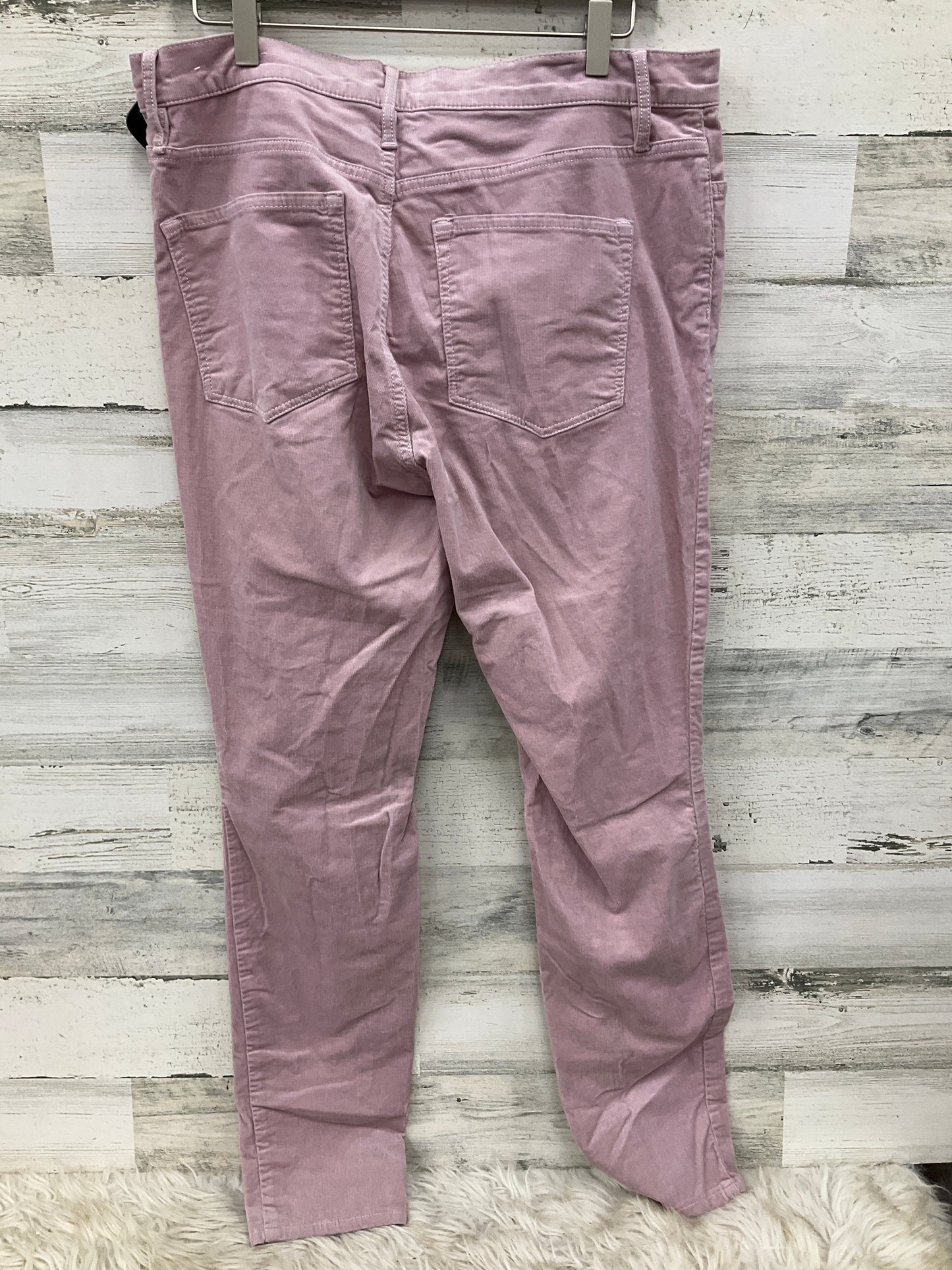 Pants Corduroy By Loft In Pink, Size: 14