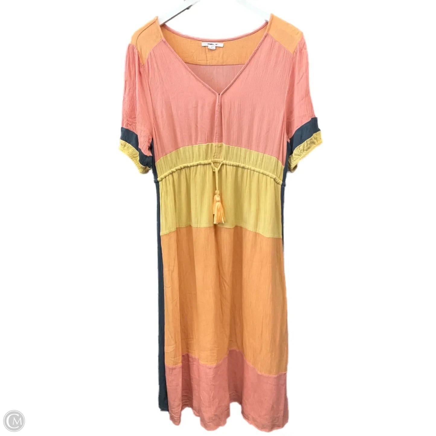 Dress Casual Midi By Oneill In Multi-colored, Size: L