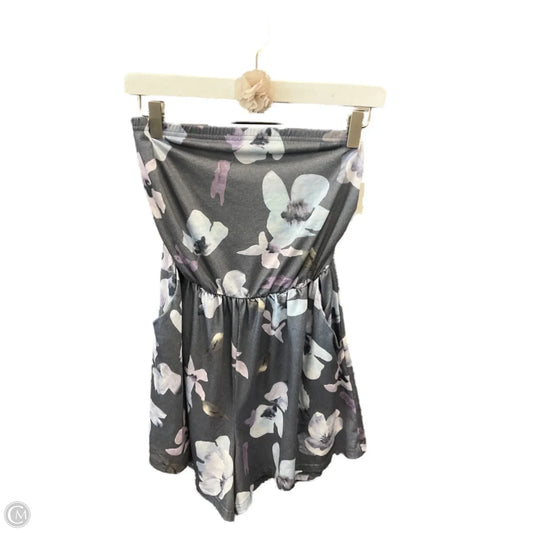 Romper By Clothes Mentor In Grey, Size: M