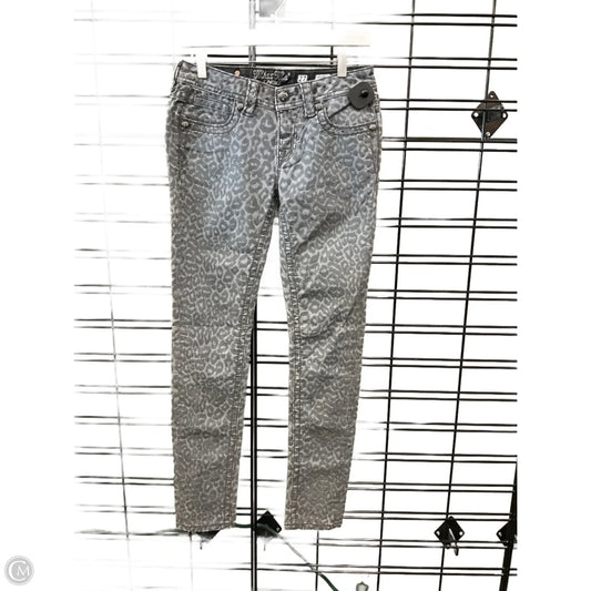 Jeans Skinny By Miss Me In Animal Print, Size: 4