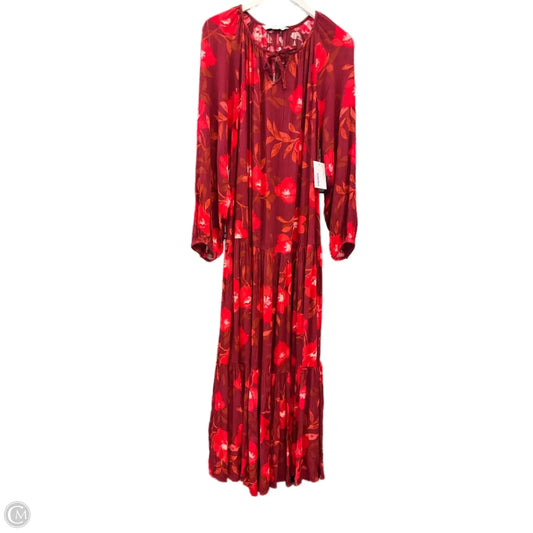 Dress Casual Maxi By Sonoma In Maroon, Size: 0x
