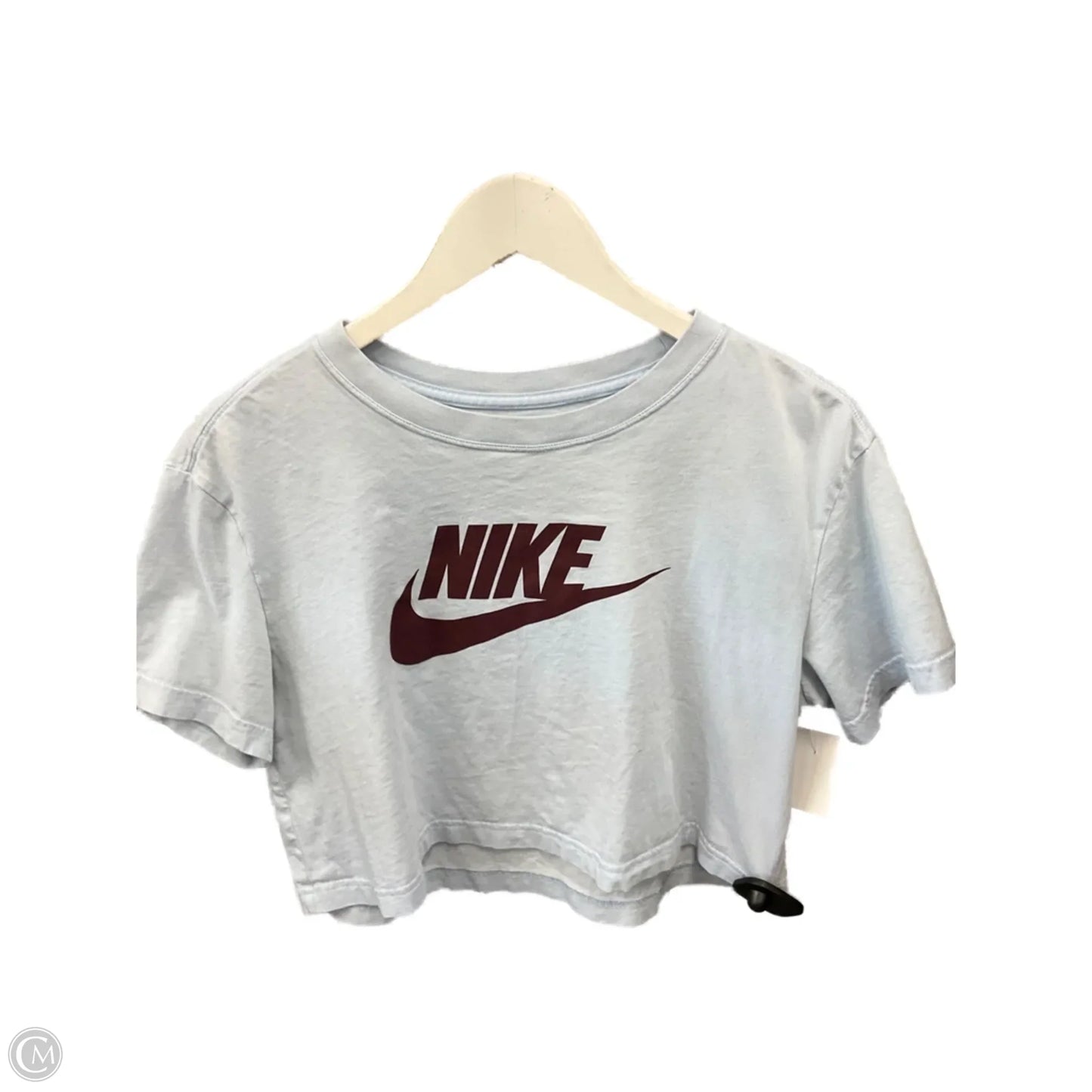 Top Short Sleeve Basic By Nike Apparel In Blue, Size: S