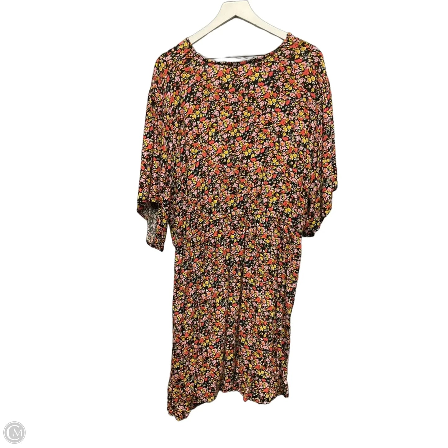Dress Casual Short By Rewind In Floral Print, Size: 3x
