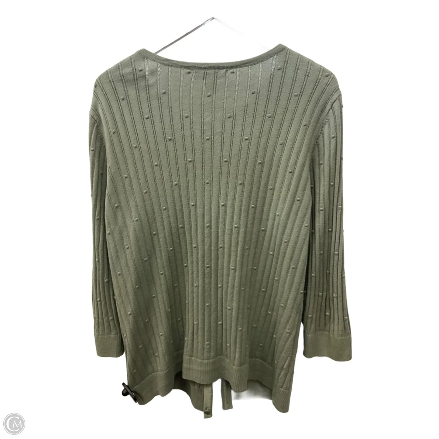 Cardigan By Christopher And Banks In Green, Size: L