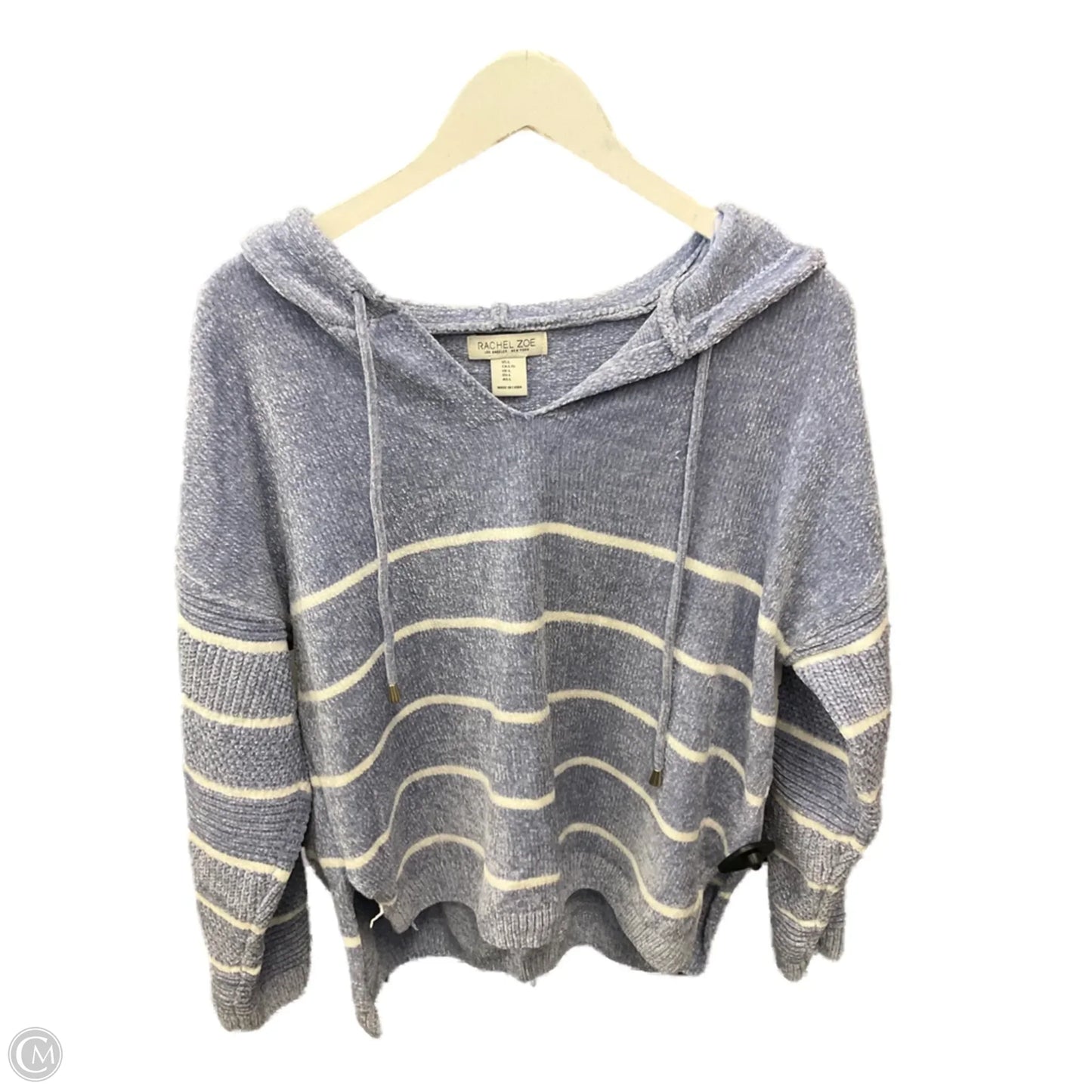 Sweatshirt Hoodie By Rachel Zoe In Purple, Size: L