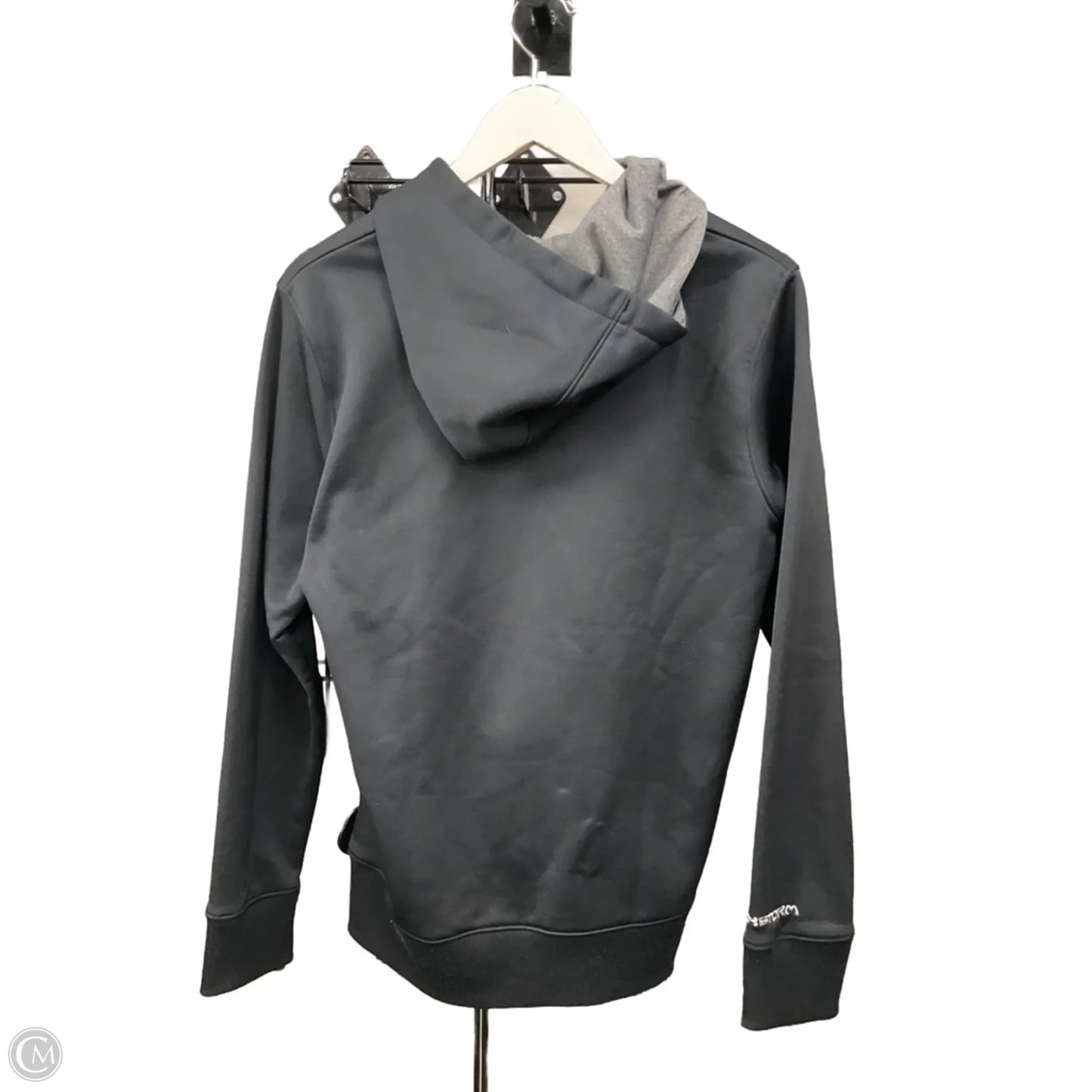 Athletic Sweatshirt Hoodie By Under Armour In Black, Size: M