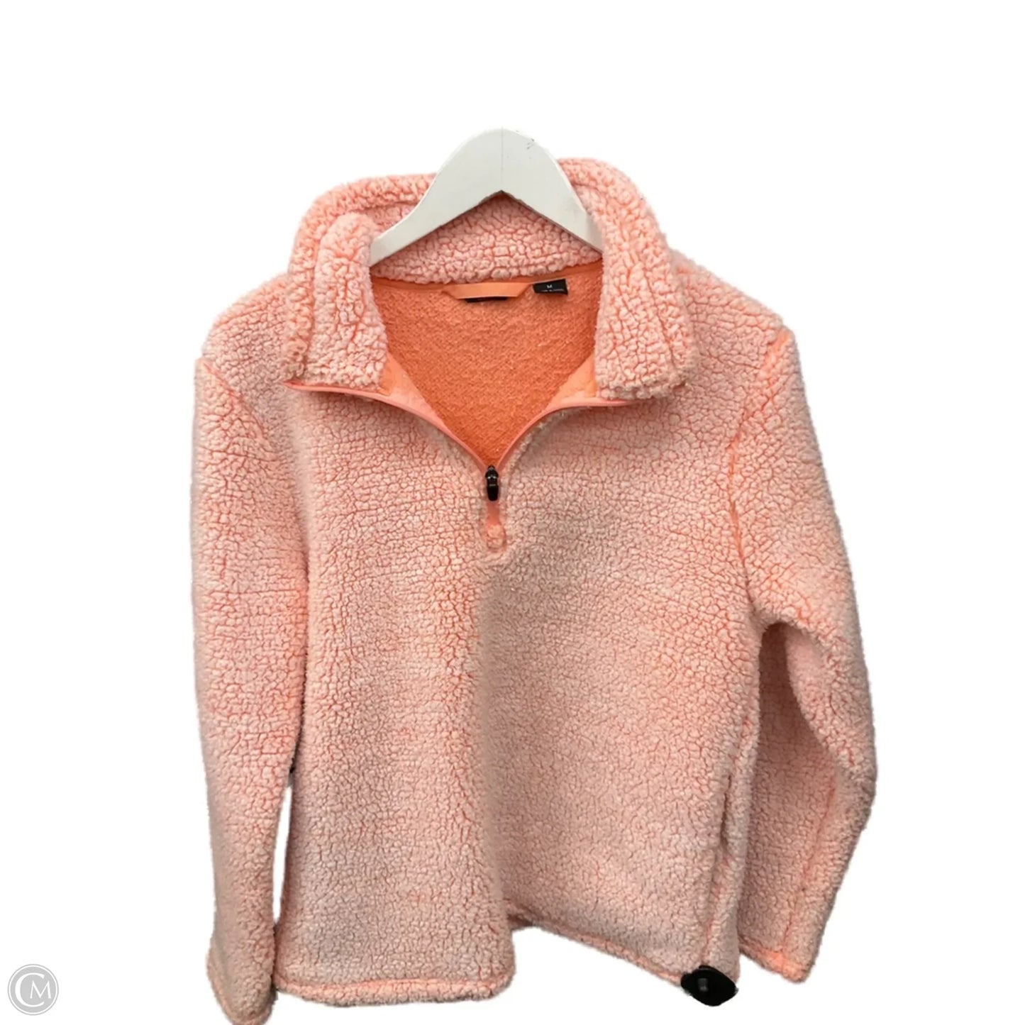 Sweatshirt Collar By Clothes Mentor In Peach, Size: M