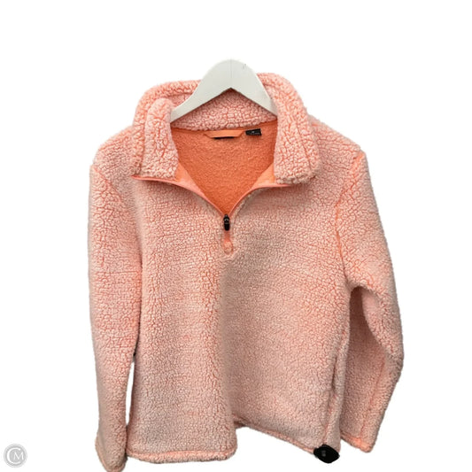 Sweatshirt Collar By Clothes Mentor In Peach, Size: M