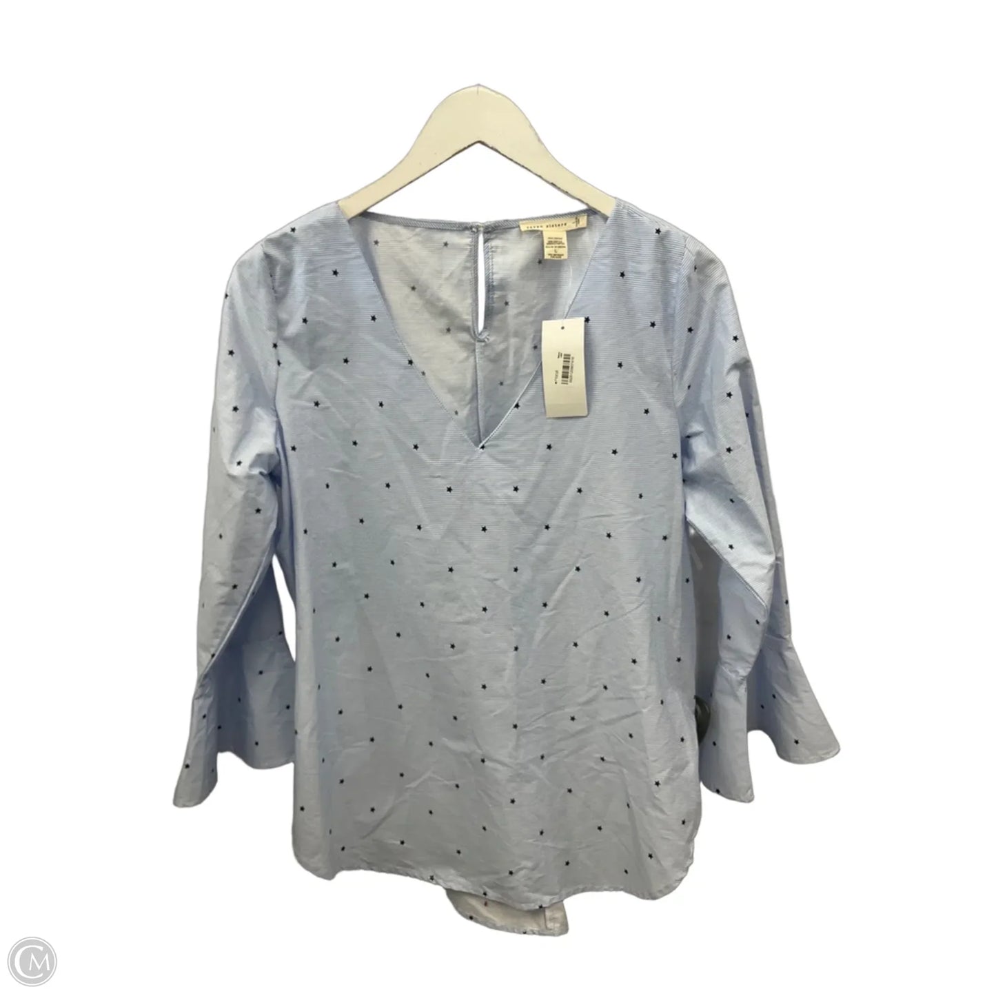 Top Long Sleeve By Clothes Mentor In Striped Pattern, Size: L