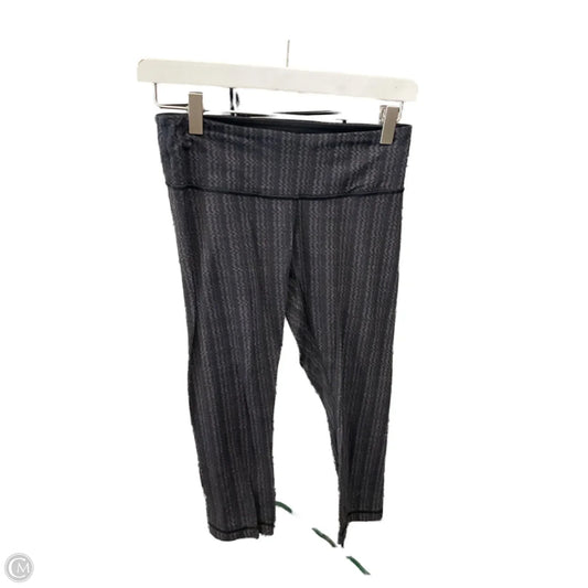 Athletic Leggings Capris By Lululemon In Grey, Size: S