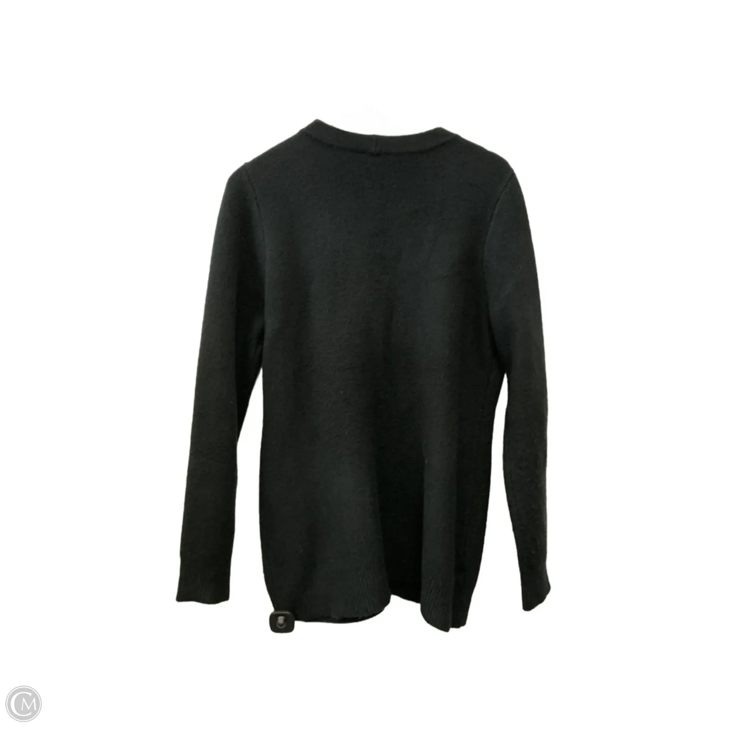 Sweater Cardigan By Ann Taylor In Black, Size: L