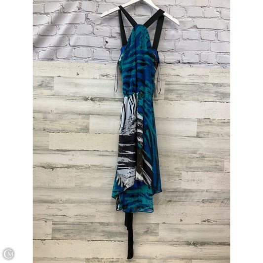 Dress Casual Short By Bisou Bisou In Black & Blue, Size: S