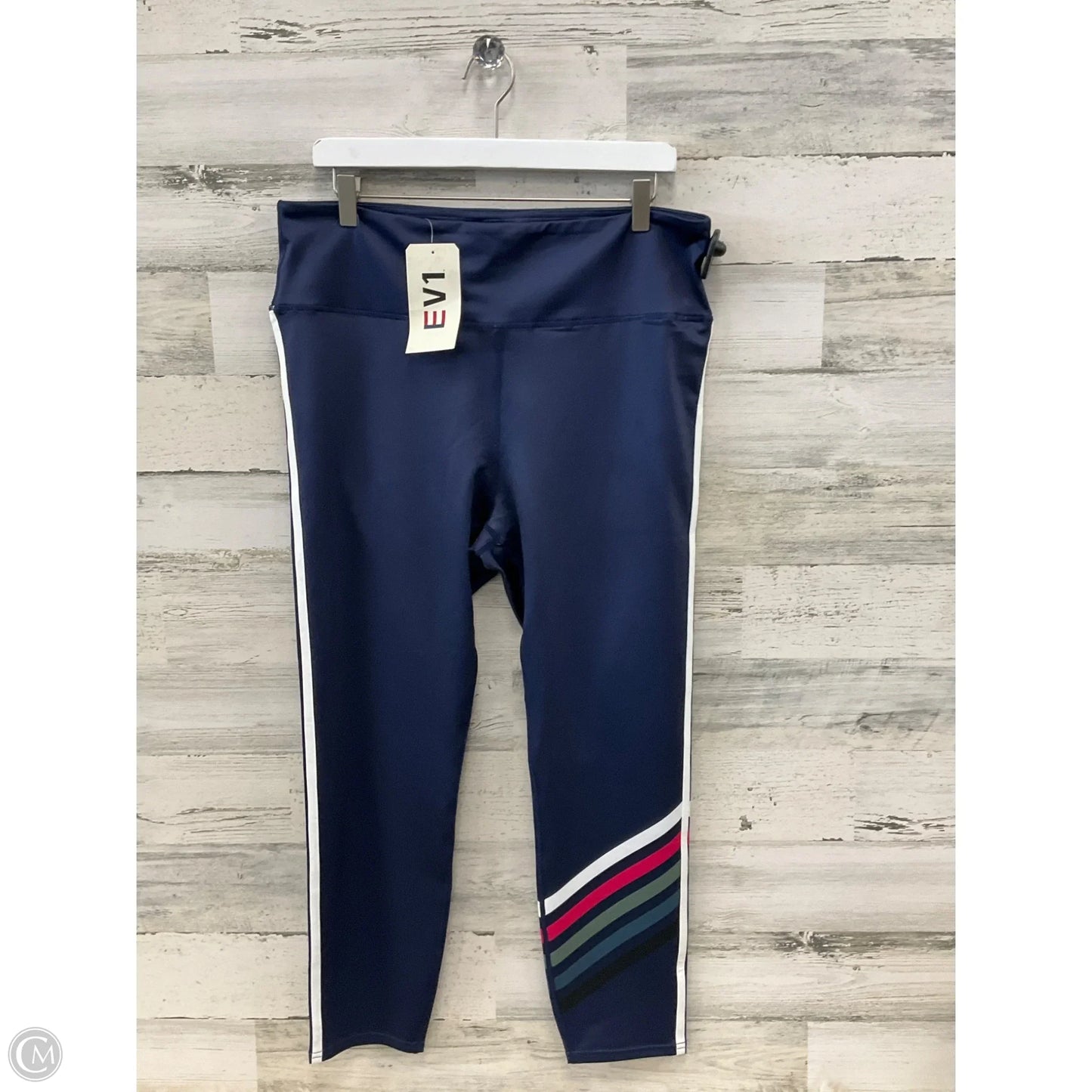 Athletic Leggings By Clothes Mentor In Navy, Size: Xl