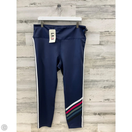 Athletic Leggings By Clothes Mentor In Navy, Size: Xl