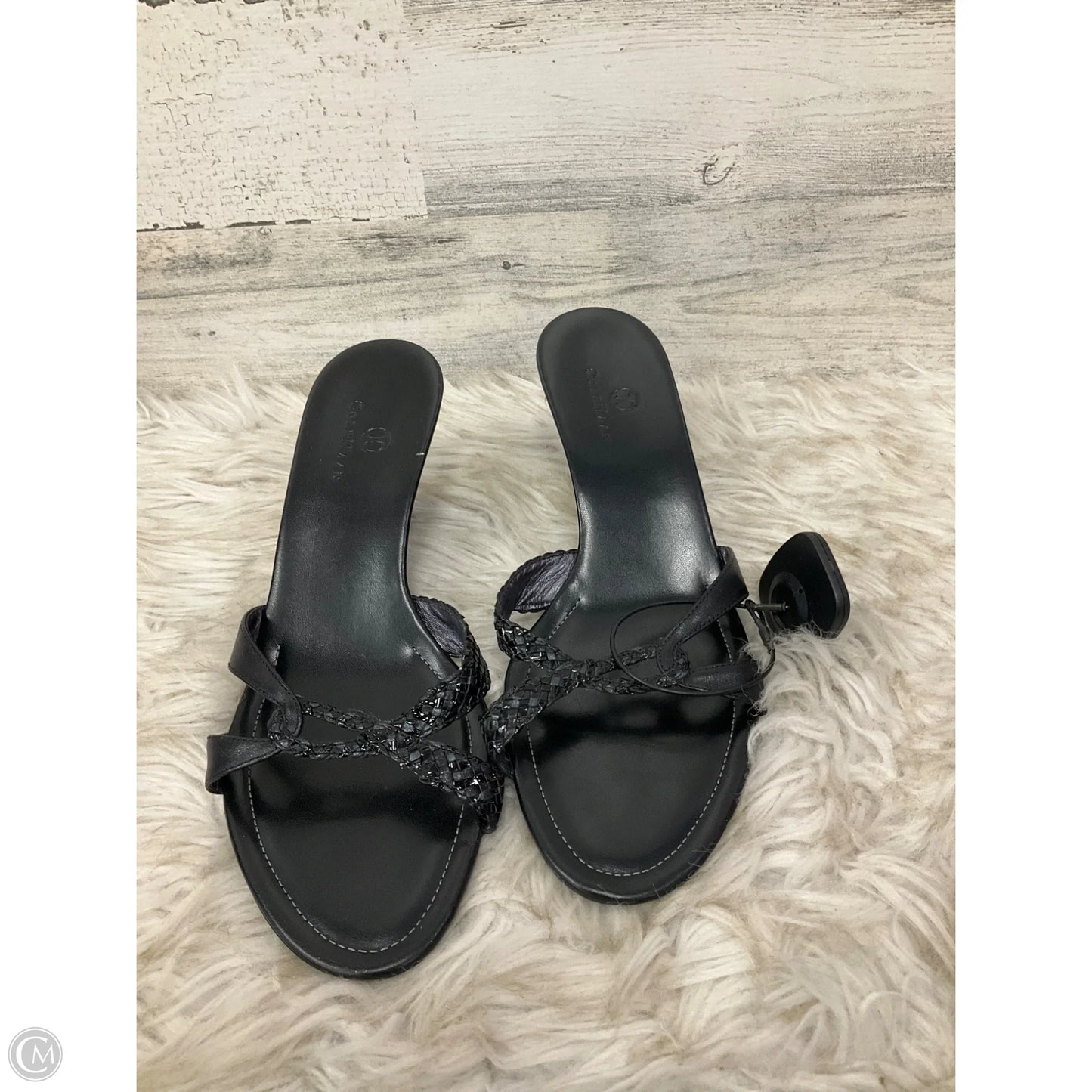 Sandals Heels Kitten By Cole-haan In Black, Size: 9.5