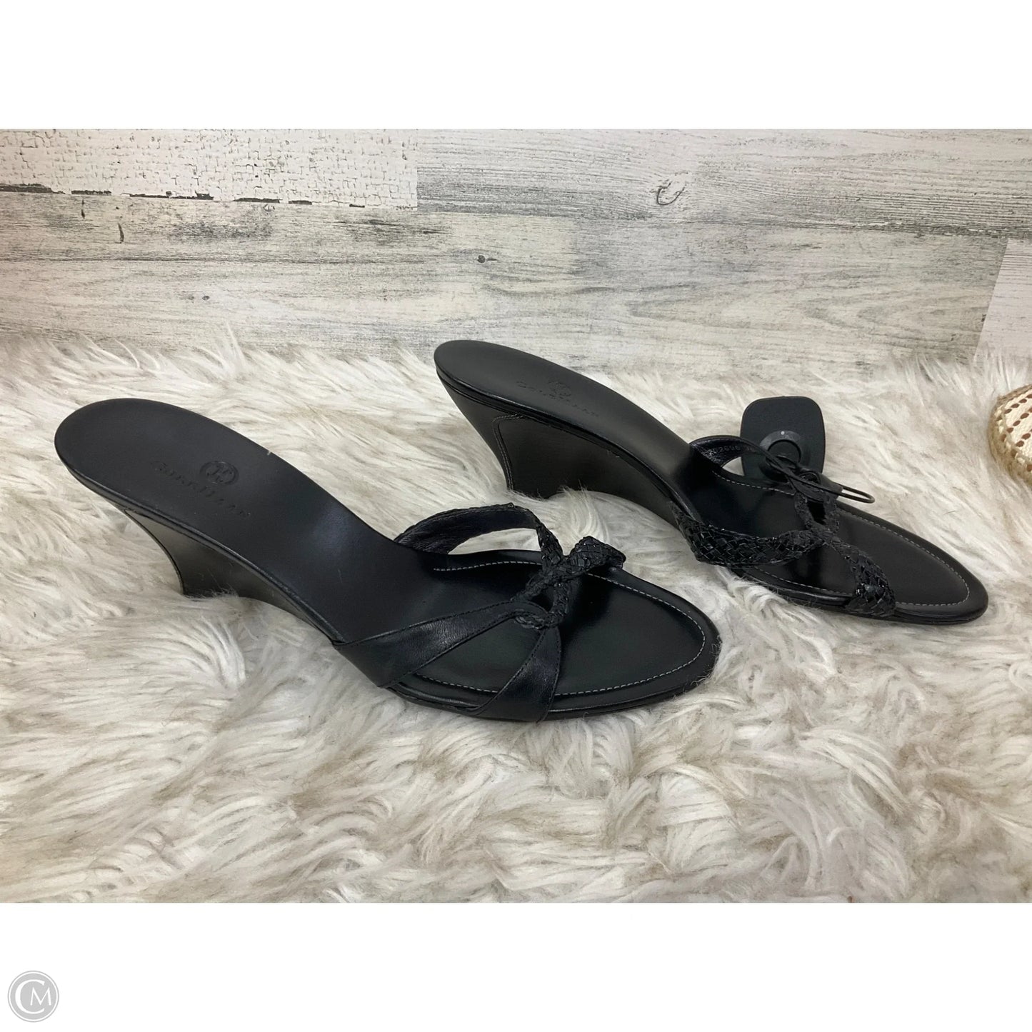Sandals Heels Kitten By Cole-haan In Black, Size: 9.5