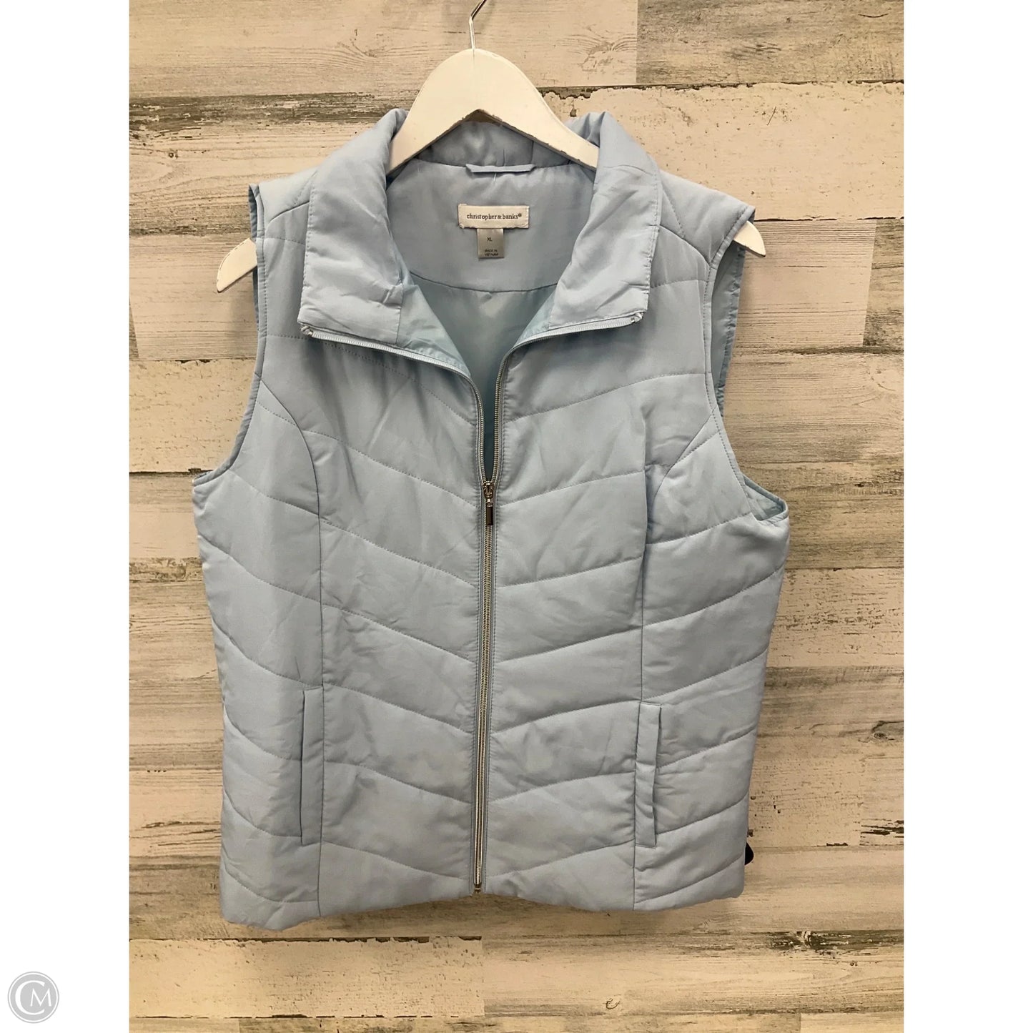 Vest Puffer & Quilted By Christopher And Banks In Black, Size: Xl