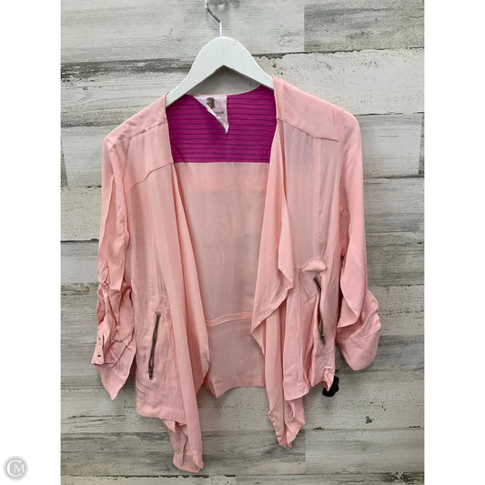 Cardigan By Clothes Mentor In Pink, Size: S