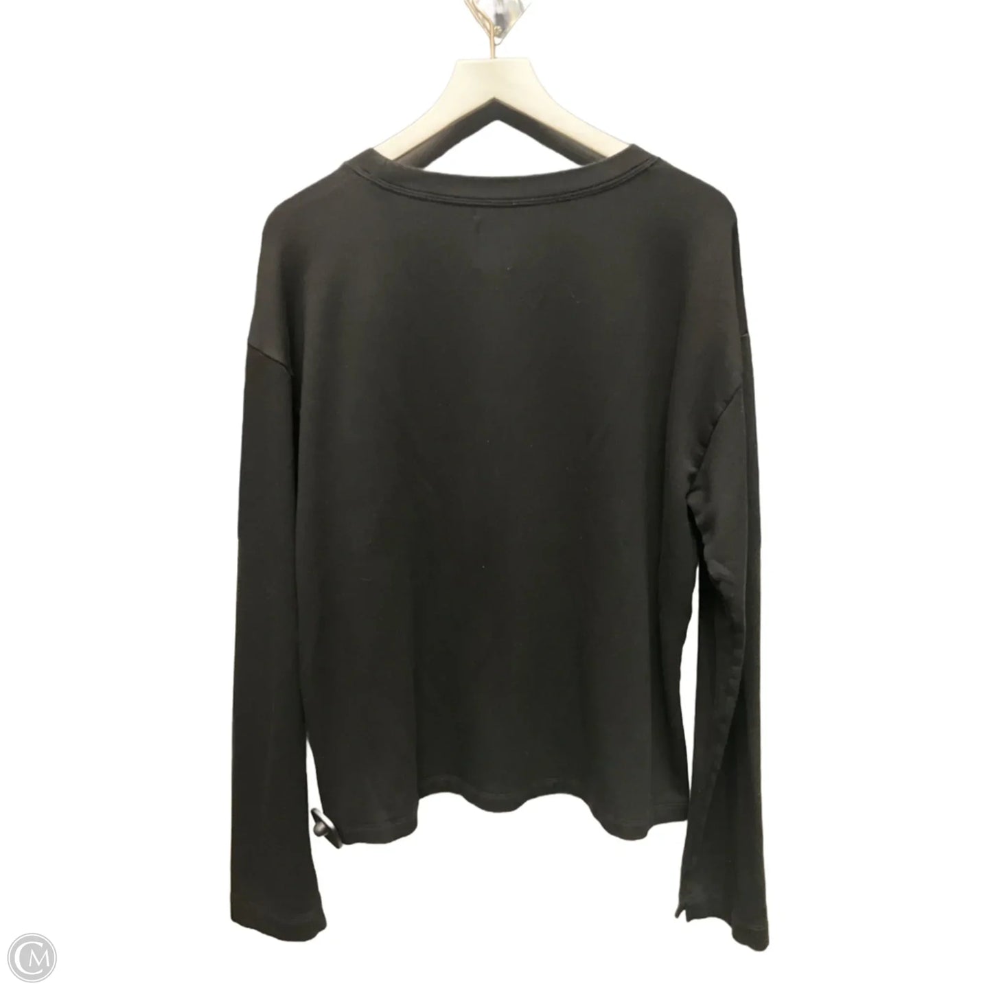 Athletic Sweatshirt Crewneck By Gap In Black, Size: L