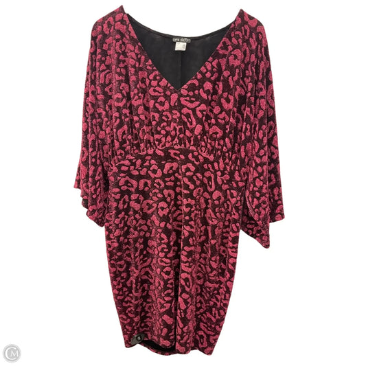 Dress Casual Short By Venus In Red, Size: Xl