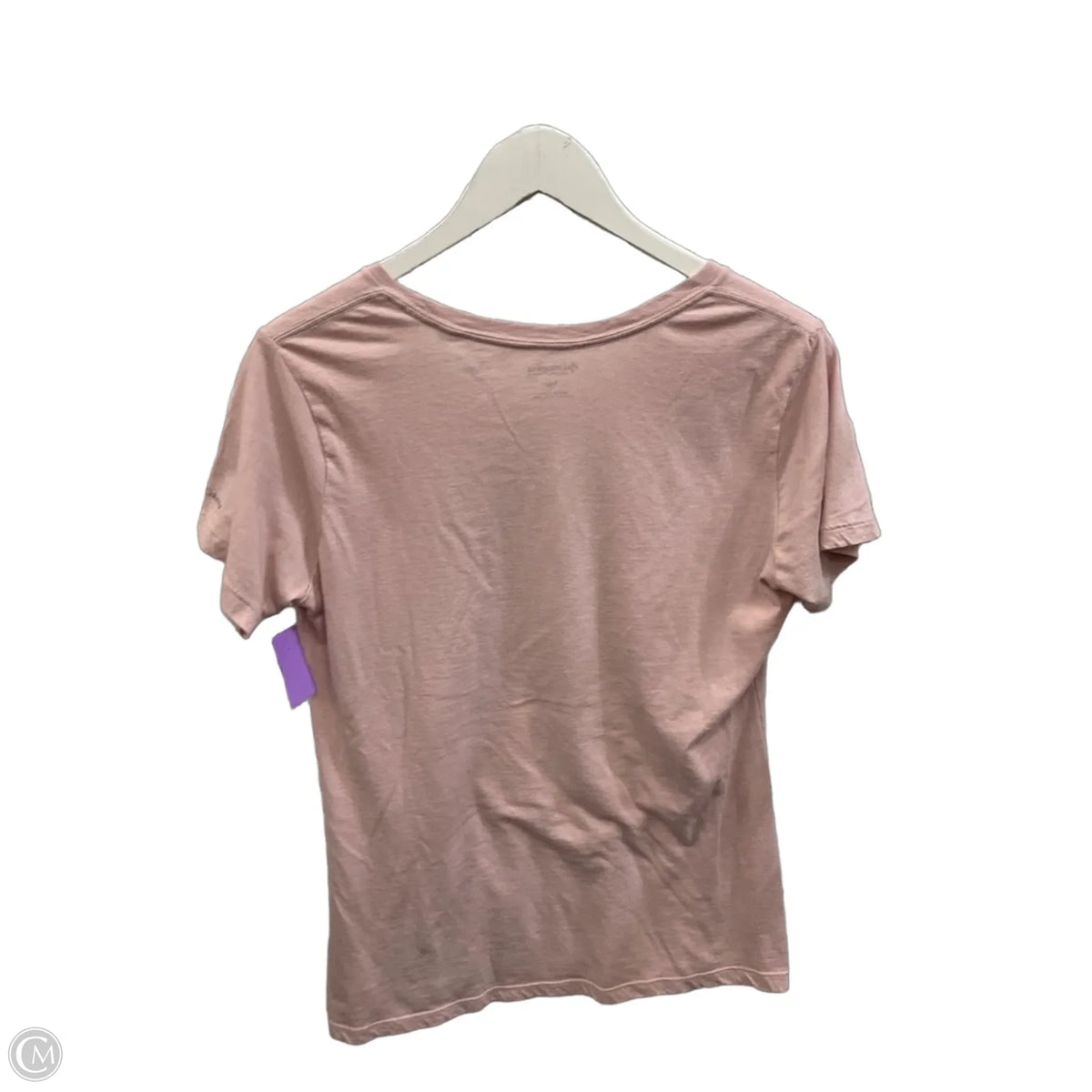 Top Short Sleeve Basic By Columbia In Pink, Size: L