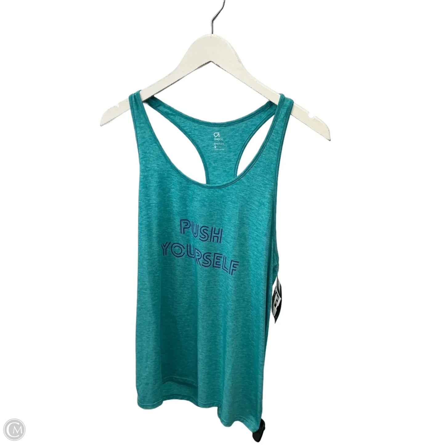 Athletic Tank Top By Gap In Green, Size: S